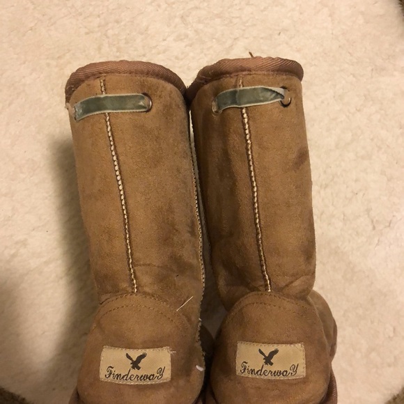 Finderway Cozy mid calf winter boots with Faux fur trim and interior lining |UGG - Picture 5 of 6